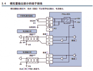 三菱PLC輸出模塊FX3U-4DA替代FX2N-4DA的注意事項 三菱PLC輸出模塊FX3U-4DA替代FX2N-4DA的注意事項